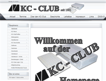 Tablet Screenshot of kcclub.de